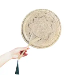 Home palm leaf fan
